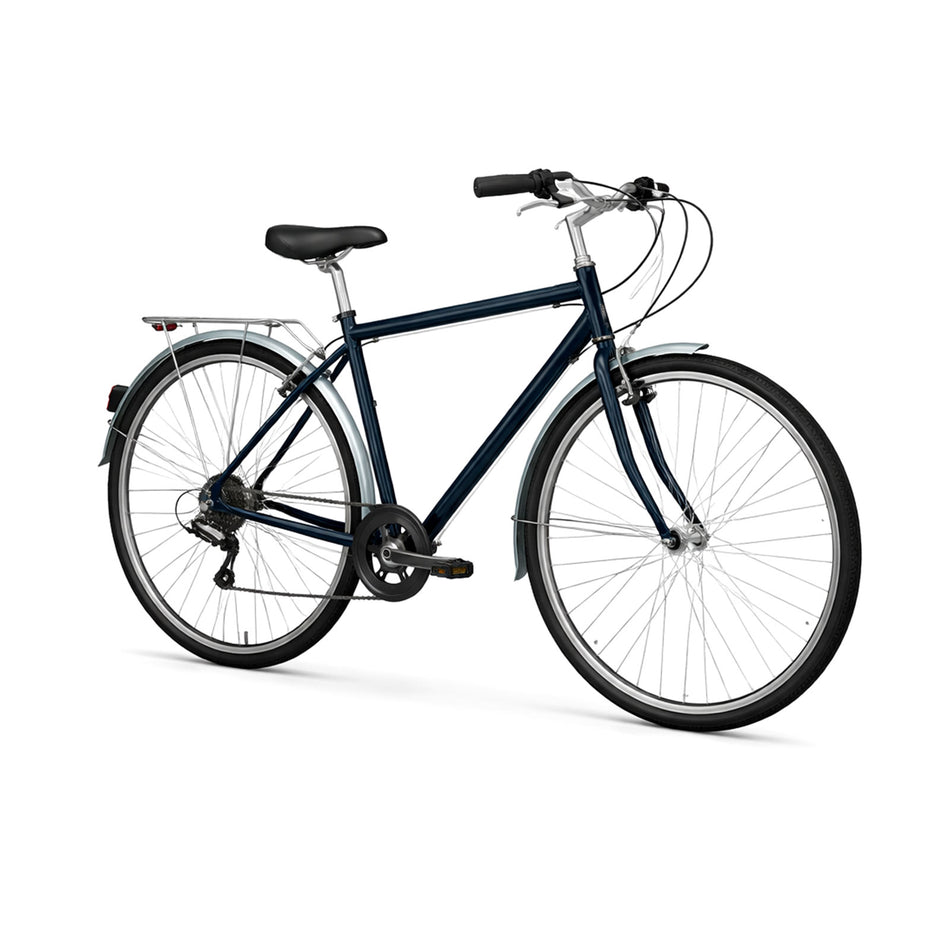 City Bike 28” Cannon 7-Speed Urban Commuter with Rear Rack