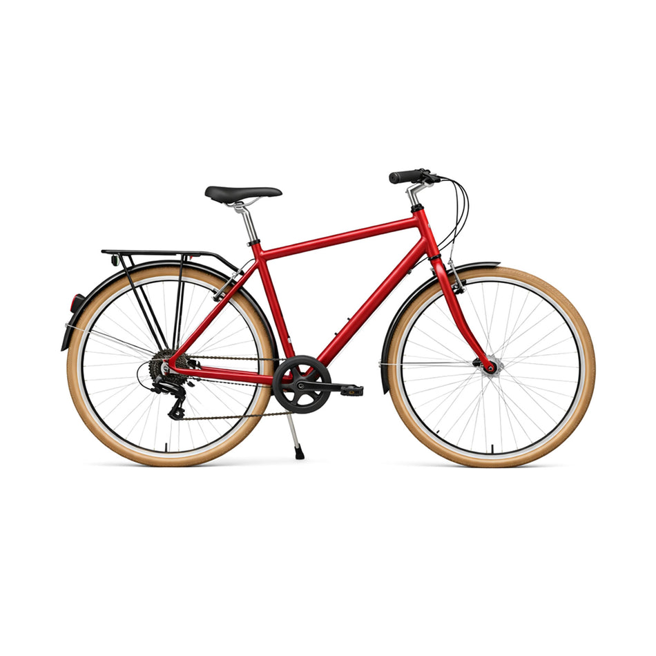 Civita Urban Commuter Bike 7-Speed with Rack & Mudguards