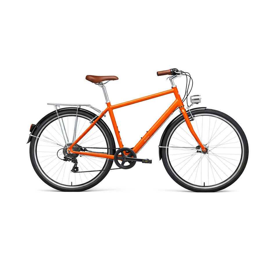 Travio Classic City Bike 28” with Rack, Mudguards & Light